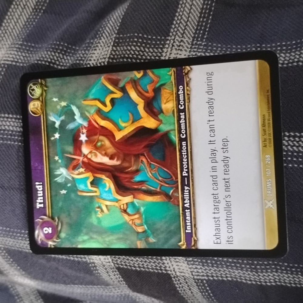 World of Warcraft: Drums "THUD!" #107/268 Ability Trading Card